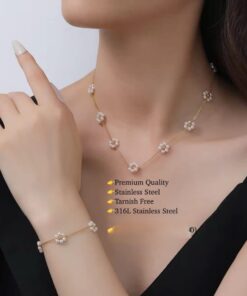 Stainless steel Neck Chain with Bracelet