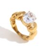 Premium Stainless Steel Ring | Ammara Jewels(M&Co)