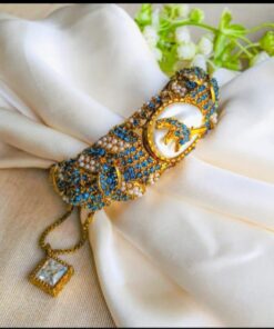 Luxury Turkish Style Gold-Plated Kangan – Bridal Statement Bracelet