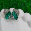 Doublet Stone Studs Color C Green
