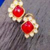 Russian Stone And Tayani Stone Studs