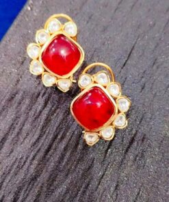 Russian Stone And Tayani Stone Studs