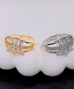 🌟 Stylish Adjustable Rings — Two Colors Available (Silver & Golden)