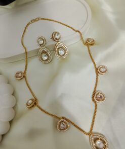 💎 Moissanite Stone Jewelry Set - ammara jewels