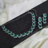 Premium Doublet Stone Jewelry Set  green stone - ammara jewels