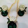 Gold Plated Jewelry Set with Swarovski Stones - ammara jewels