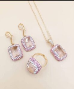 Turkish PendantPendant jewelry  Set with Adjustable Ring -ammara jewels