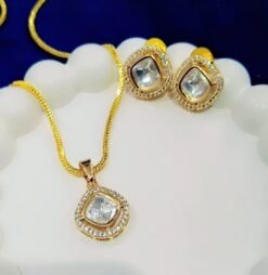 Elegant Tayani Stone Pendant Set