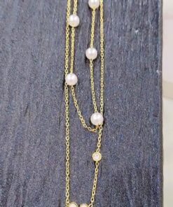 Elegant Stainless Steel Double Chain | ammara jewels