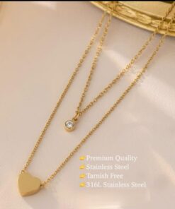 Premium Stainless Steel Double Layer Chain