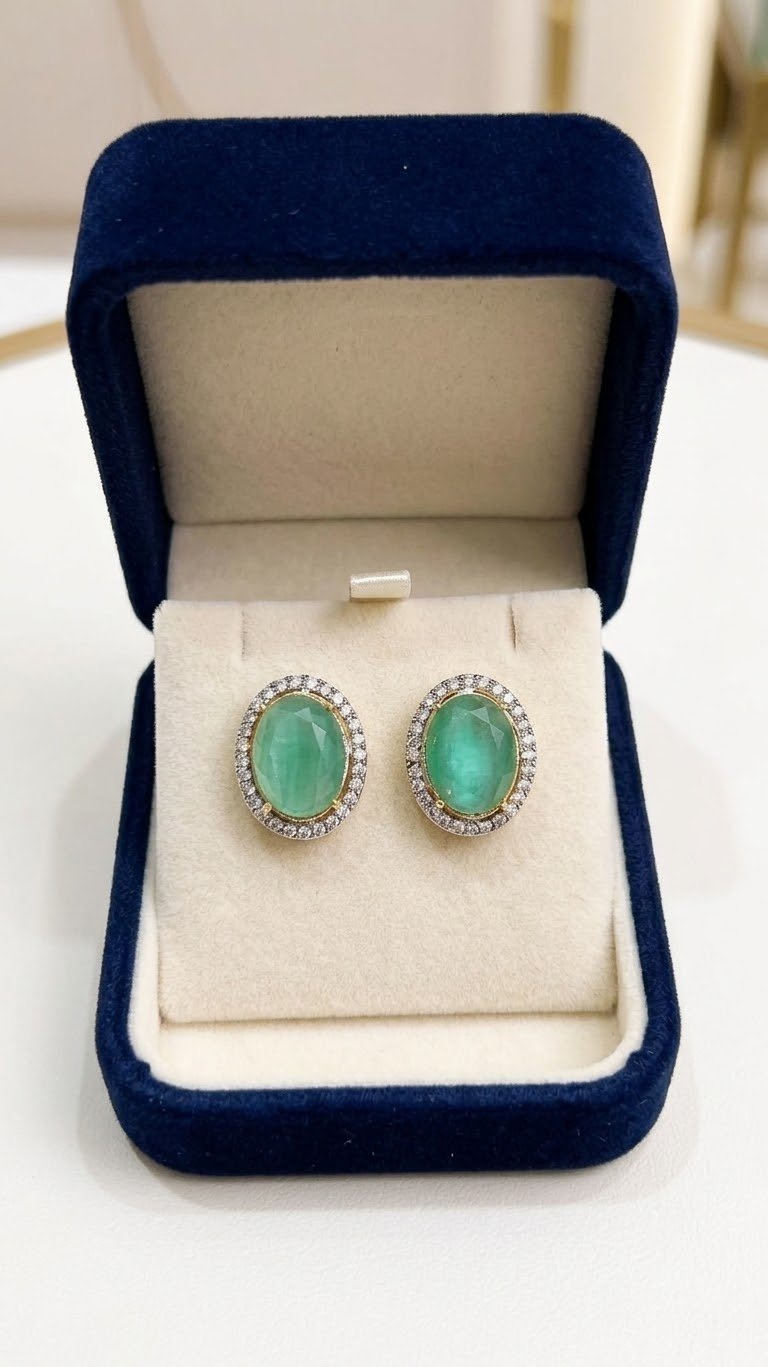๐ Elegant Gold Plated Studs โ Minimal & Stylish