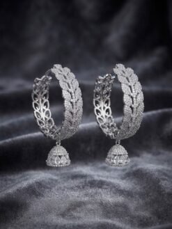 Invisible High Quality Jhumka Bali – Silver