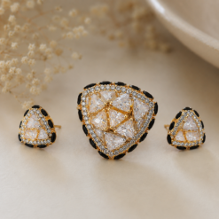 Gold Plated Stud Earrings | Multiple Colors Available