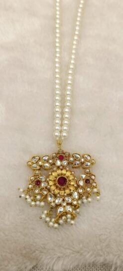 Bahawalpur Traditional Kundan Mala – With Earrings or Without Earrings