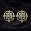 Elegant Gold Plated Studs & Ring Set