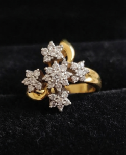 22K Gold Polish Adjustable Ring – Elegant & Stylish Jewelry