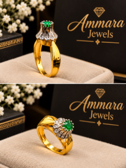 22K Gold Polish Adjustable Ring – Elegant & Stylish Jewelry
