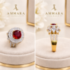 Gold-Plated Adjustable Ring | Ammara Jewels