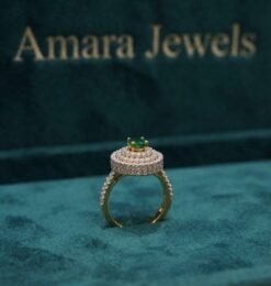 Imported Green Gold Polish Ring size 19