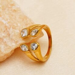 Imported Stainless Steel Ring – Size Adjustable