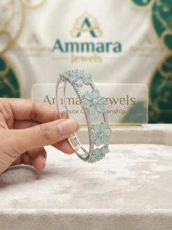 Elegant Openable Stone Bangle