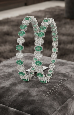 AD Stone Bangle Pair – Size 2.4