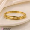 Elegant stainless steel handcuff bracelet for women