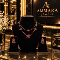 Multicolor Kundan Jewelry Set – Elegant Traditional Jewellery