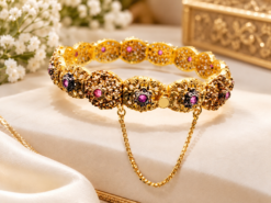 Gold Polish RP Kangan – Elegant Traditional Design (Pair)