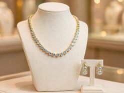 Premium Crystal Stone Necklace Set