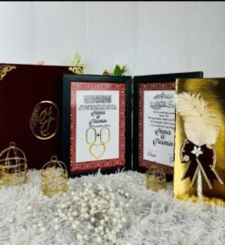 Nikkah Set (Acrylic File + Box + Pen) | Ammara Jewels