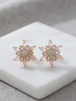 1 Carat Studs – Elegant Sparkling Earrings - Ammara Jewels