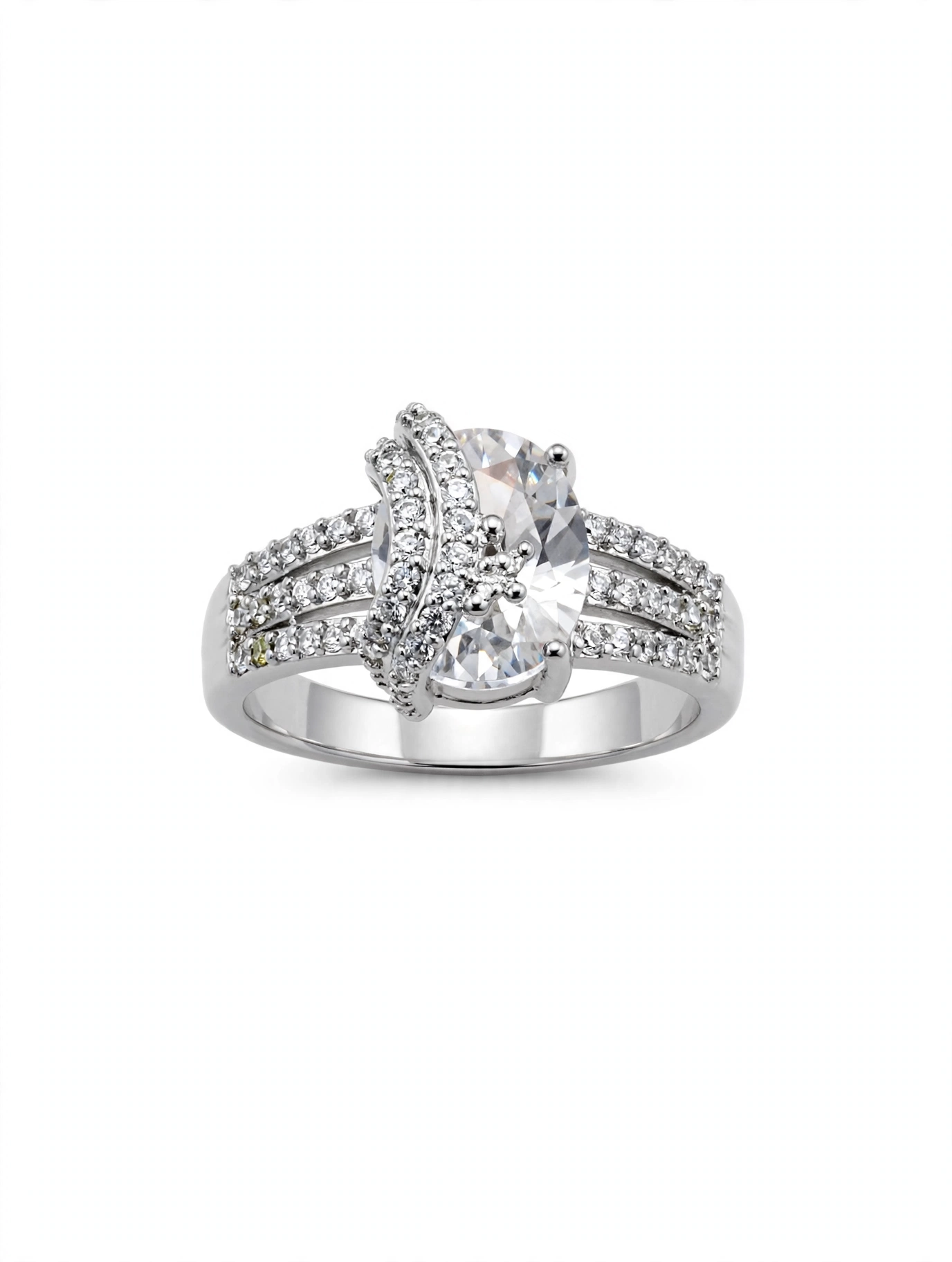 Crystal Stone China Polish Ring – Adjustable - Ammara Jewels